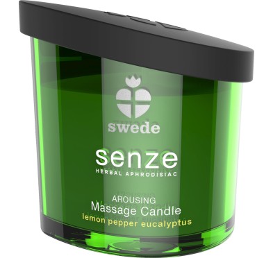 Swede - Senze Arousing Massage Candle Lemon Pepper Eucalyptus